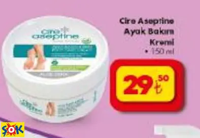 CİRE ASEPTİNE AYAK BAKIM KREMİ